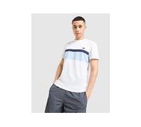 Lacoste Colour Block Reflective Pipe T-Shirt - White - Mens