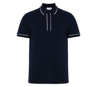 Lacoste contrast-trim polo shirt - Blue 2-3-4-5-6-7