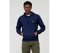 Lacoste Core Fleece Overhead Hoodie - Dark Blue, Dark Blue, Size 3Xl, Men Dark Blue