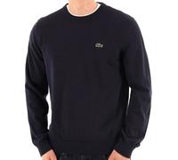 Lacoste Cotton Blend Crew Knit Navy