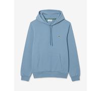 Lacoste Cotton Fleece hooded sweatshirt light blue - L