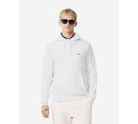 Lacoste Cotton Fleece Hoodie White - XS