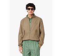 Lacoste Cotton Rich Funnel Neck Harrington Jacket Beige