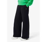 Lacoste Cotton Rich Wide Leg Joggers Black