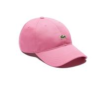 Lacoste Cotton Twill Baseball Cap, Bubblegum Pink (UK, Alpha, One Size, Bubblegum Pink)