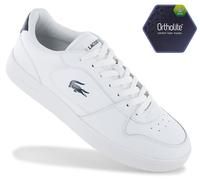 Lacoste Court Ace 224 Men's Trainers Shoes Leather White Blue 750SMA0070042 NEW
