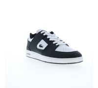 Lacoste Court Cage 224 1 SMA Mens Black Leather Lifestyle Trainers Shoes