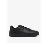 Lacoste Court Pro Leather Lace-Up Trainers Black