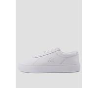 Lacoste Court Set Leather Trainers, White, Size 7, Men White