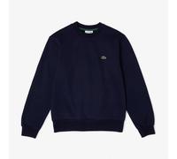 Lacoste Mens Crew Neck Fleece Sweatshirt - Navy Blue 166 - Navy Blue 166 - M