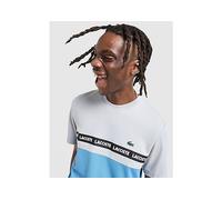 Lacoste Croc Colour Block Tape T-Shirt - Grey - Mens 4/M