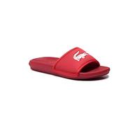 Lacoste Croco SLide 119 3 CMA SlipOn Red Synthetic Men Flip-Flops 737CMA0020 17K
