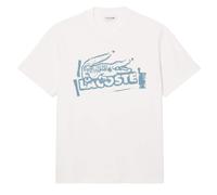 Official Lacoste Crocodile Graffiti S/S Tee White - Brand New