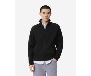 Lacoste Double Face Jersey Half Zip Sweatshirt Pure Black - XXL