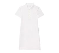 Lacoste Slim Fit Stretch Piqué Polo Dress Size 14 White