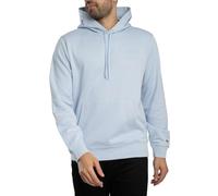 Lacoste Embossed Branding Pullover Hoodie, Light Blue - M