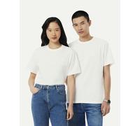 Lacoste Embossed Branding short sleeve t-shirt pure white - XXS