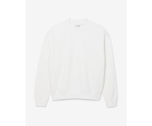 Lacoste Embroidered Fleece Sweatshirt White - L
