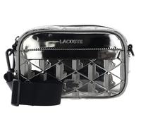 LACOSTE evening bag The Blend Reporter Bag S Silver Black