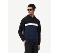 Lacoste Fleece Color Block navy blue white black hoodie - M