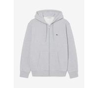 Lacoste Fleece Hoodie Full Zip light grey hoodie - M