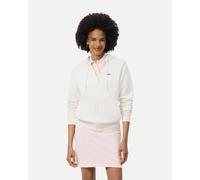 Lacoste Fleece Hoodie Full Zip sweatshirt white women - 34