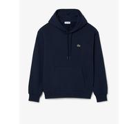 Lacoste Fleece Mens Classic Fit Hoodie - Navy 166 - Navy 166 - L