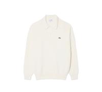 Lacoste french-made cotton polo collar sweater - Neutrals XS-S-L-XL