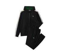 Lacoste Full Tracksuit Set Mens Black Hoody Top Bottoms WH8987 Size M L XL XXL
