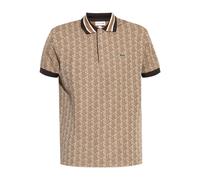 Lacoste geometric-pattern polo shirt - Brown 2-3-6