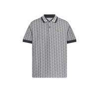 Lacoste geometric-print polo shirt - Grey 2-3-4-5-6-7-8-9