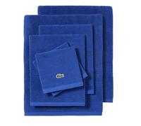 Lacoste Grand Slam 6-Piece Towel Set - Soft and Absorbent 100% Cotton Towels for Bathroom, Quick-Drying - Includes 2 Bath Towels, 2 Hand Towels, 2 Washcloths, Surf Blue