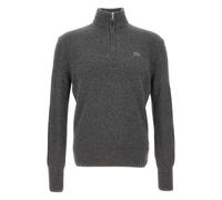 Lacoste half-zip embroidered sweater - Grey 3-4-5-6
