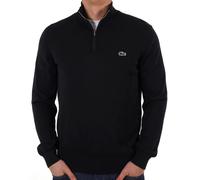 Lacoste Half Zip Logo Mens Sweatshirt - Black - Size 2XL