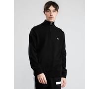 Lacoste Half Zip Knit Jumper, Black, Size 2Xl, Men Black