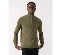 Lacoste Half Zip Logo Mens Sweatshirt - Olive E9F - Olive E9F - L