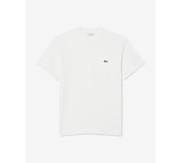 Lacoste Heavy Cotton and Linen Short Sleeve T-Shirt Pure White - XS