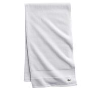 Lacoste Heritage 100% Supima Cotton Bath Sheet White 35"""" x 70"""" - Highly Absorbent & Quick Drying Premium Super Soft Bath Towel Bathroom Essenti