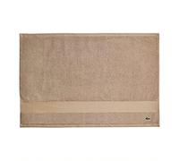 Lacoste Heritage 100% Supima Cotton Tub Mat Sand 21"""" x 31"""" - Highly Absorbent & Quick Drying Premium Super Soft Bath Towel Bathroom Essential