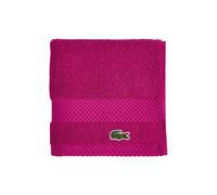 Lacoste Heritage 100% Supima Cotton Wash Cloth Magenta 13"""" x 13"""" - Highly Absorbent & Quick Drying Premium Super Soft Bath Towel Bathroom Essen