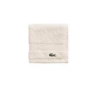 Lacoste Heritage Supima Cotton Wash Cloth, Chalk, 13" x 13"