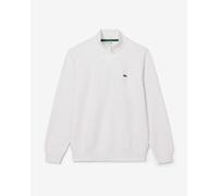 Lacoste High Neck Half Zip Sweatshirt Pure White - XL