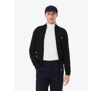 Lacoste Mens Cotton Zip Through Sweatshirt - Colour: 031 Black - Size: 5/L