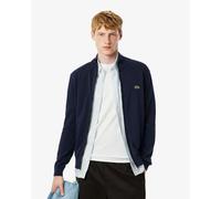 Lacoste High Neck Zipped Cotton Mens Sweater - Navy Blue 166
