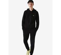 Zip Hoodie Tracksuit Black XXL
