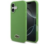 Lacoste Iconic Petit Pique iPhone 17 Hardcase Cover Green Logo MagSafe