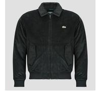Lacoste Jacket Blouson aviateur rembourré en velours côtelé in Black UK 40
