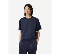 Lacoste Jacquard Monogram short sleeve T-shirt navy blue - S