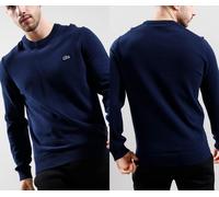 Lacoste Jumper Men's Navy Crew Neck Cotton Slim Long Sleeve Small XLarge