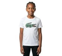Lacoste Kids 947072 Short Sleeve T-shirt White 12 Years Boy